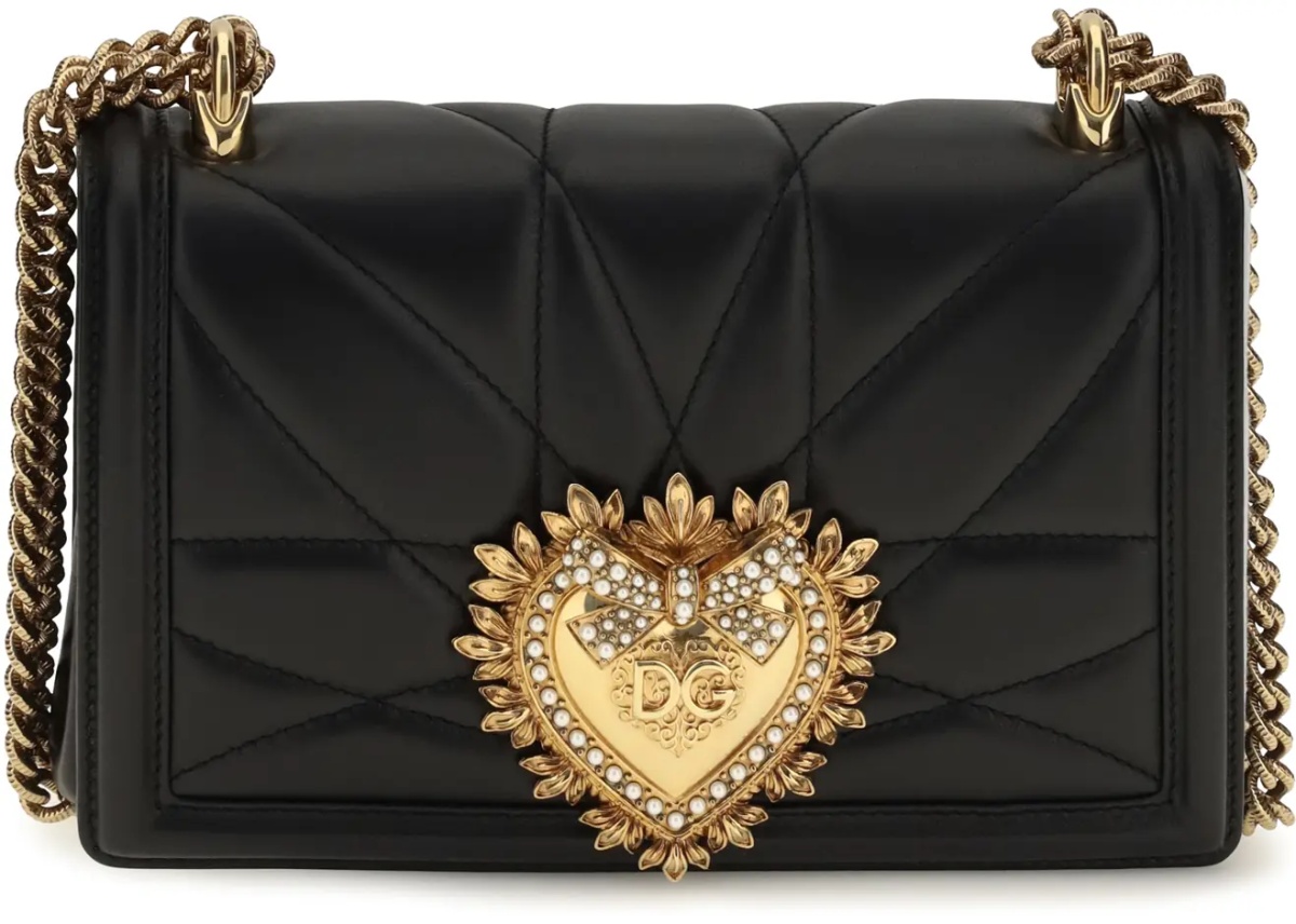 Geanta de umar Medium Devotion matelassé nappa Shoulder Bag - Img 2