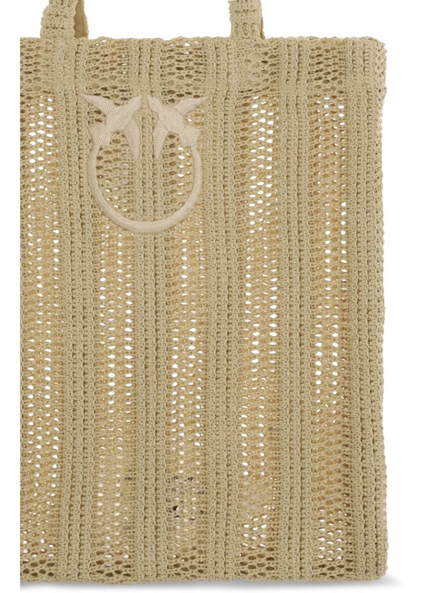 Geanta de umar Medium Easy Tote Bag in raffia - Img 3