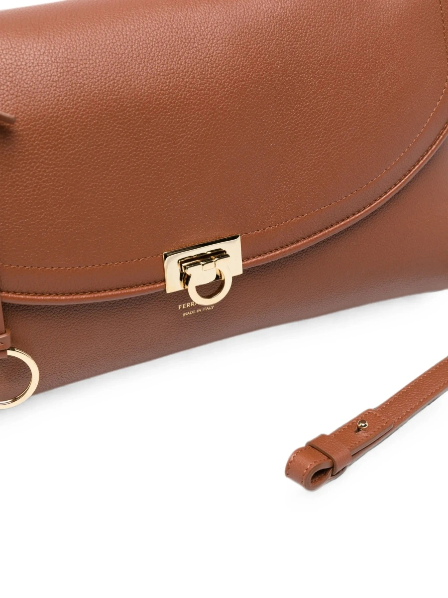 Geanta de umar Medium "Gancini" Shoulder Bag - Img 8