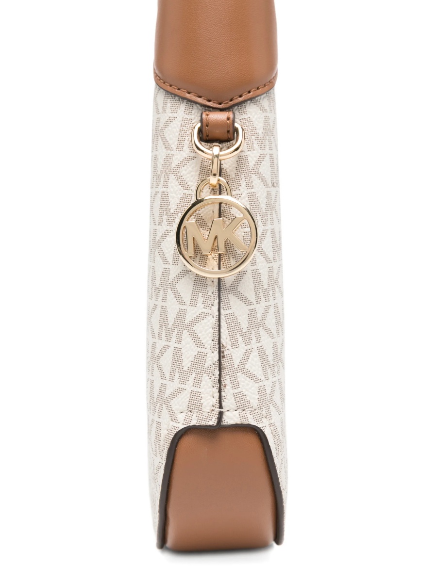 Geanta de umar Michael Kors neutra din pvc si piele - Img 4