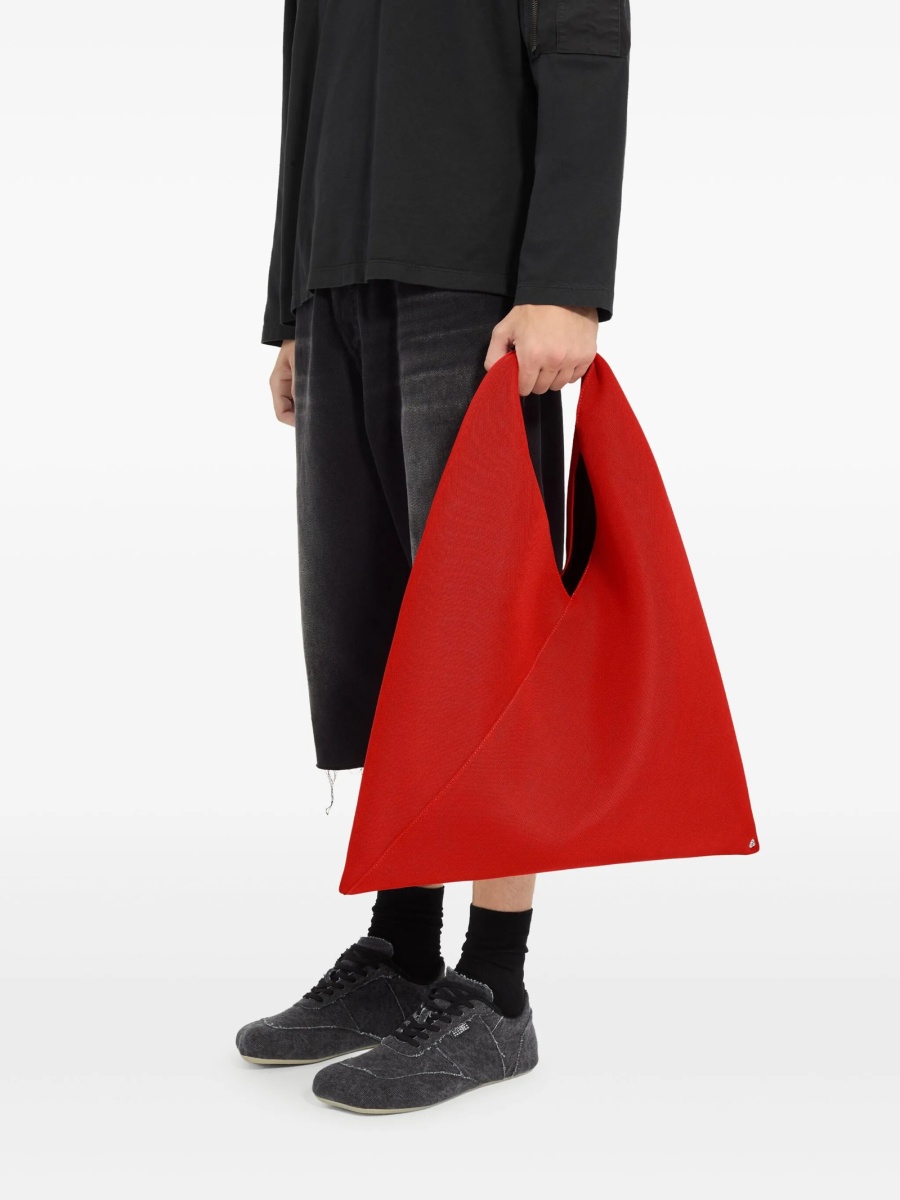 Geanta de umar MM6 Maison Margiela rosie din plasa - Img 2