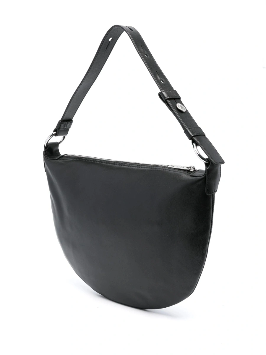 Geanta de umar MOSCHINO JEANS neagra din piele - Img 3