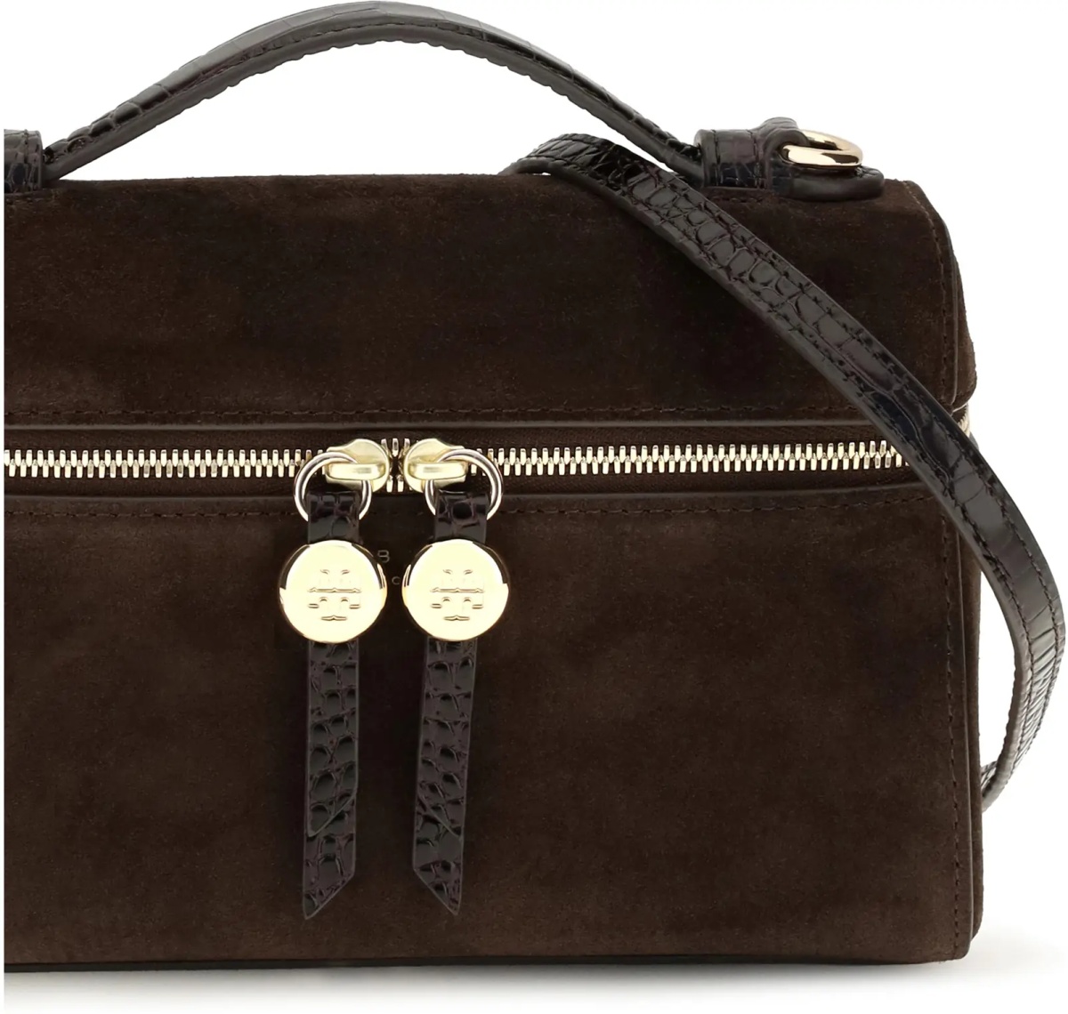 Geanta de umar ROMY SUEDE SLIM TOP HANDLE - Img 4
