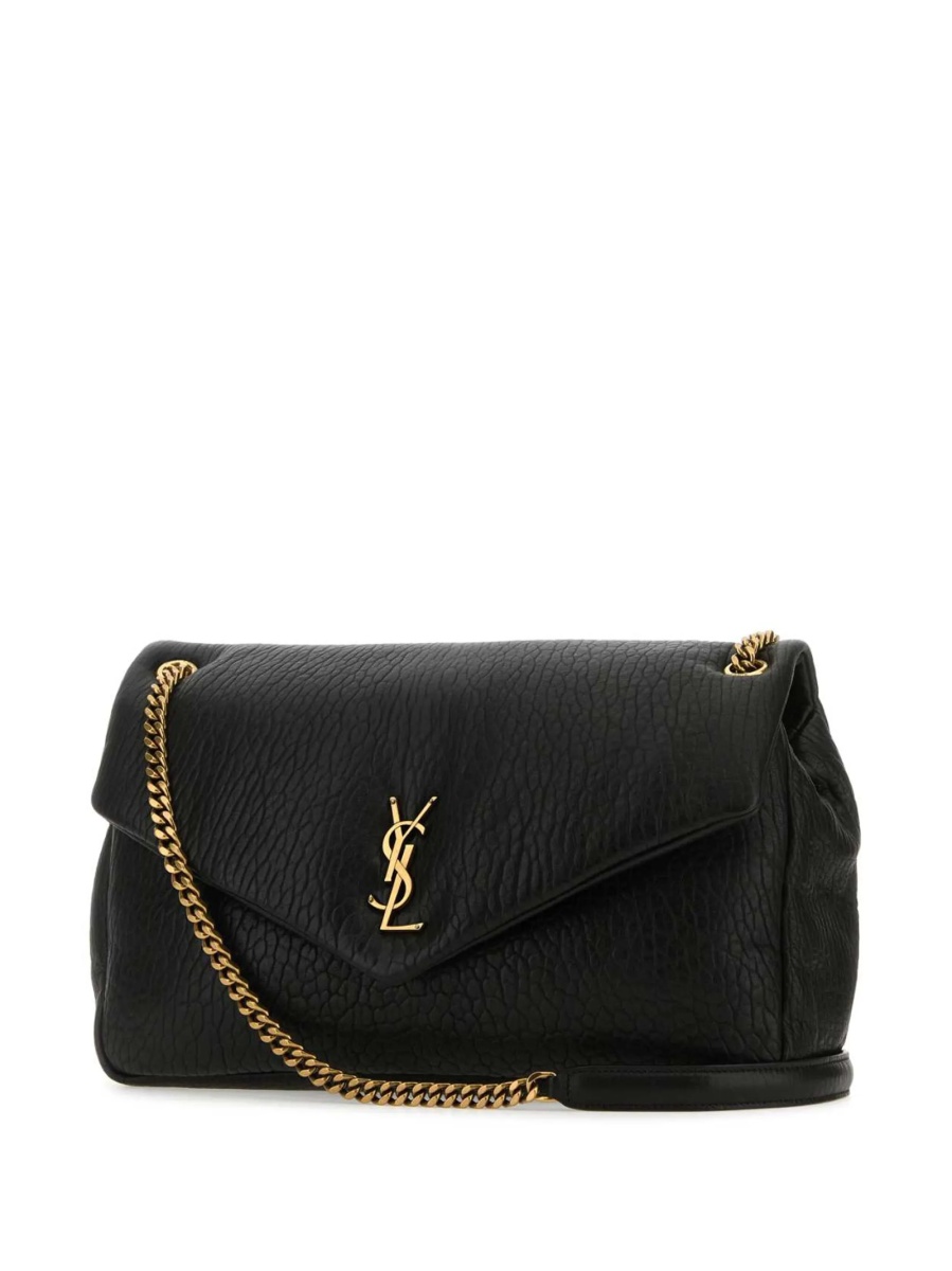 Geanta de umar Saint Laurent neagra din piele - Img 3