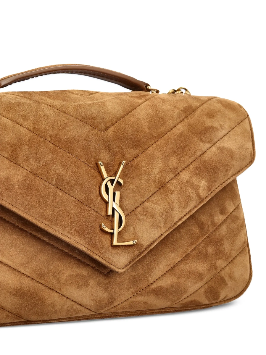 Geanta de umar SMALL LOULOU CHAIN BAG 7 SUEDE SATIN CALF - Img 6