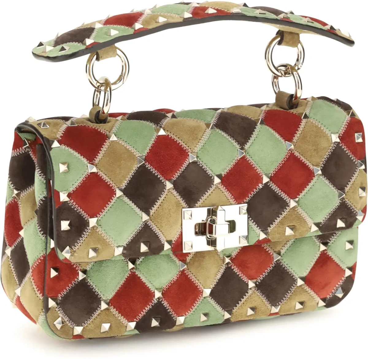 Geanta de umar Small Rockstud Spike Shoulder Bag - Img 2