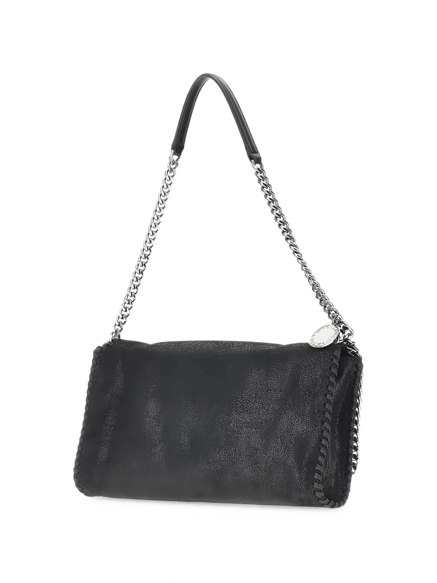 Geanta de umar Stella McCartney falabella neagra din polyester - Img 2