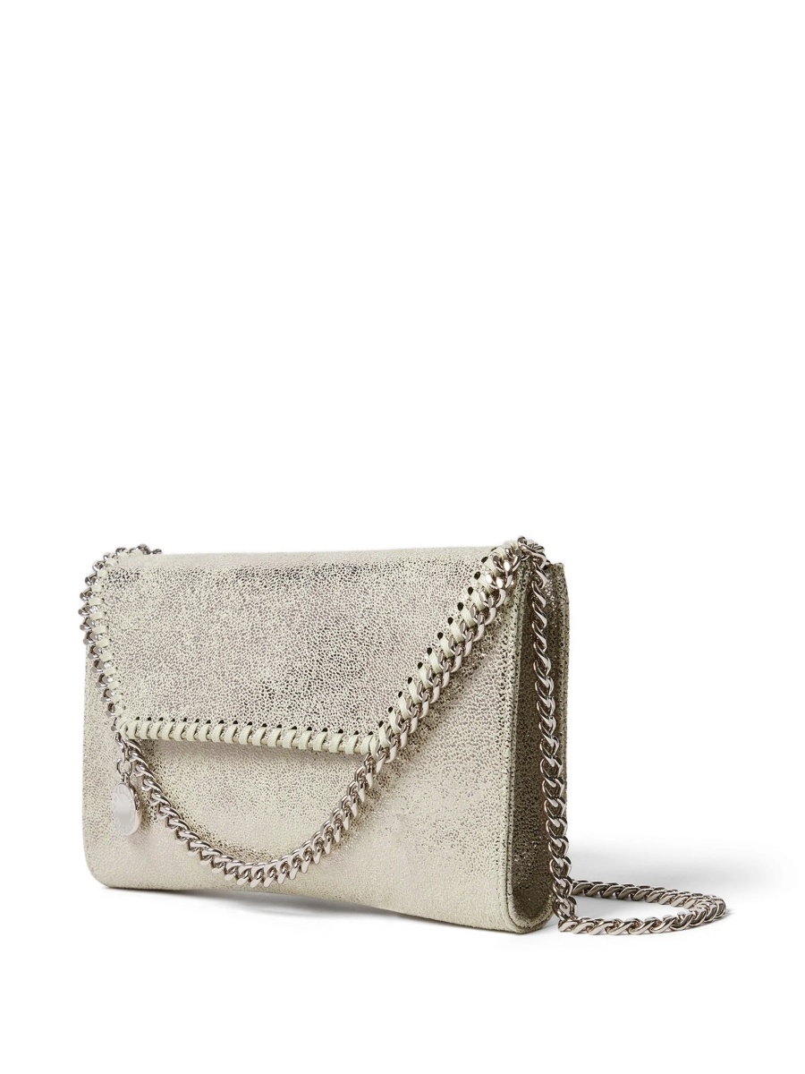 Geanta de umar Stella McCartney falabella verde din polyester - Img 4