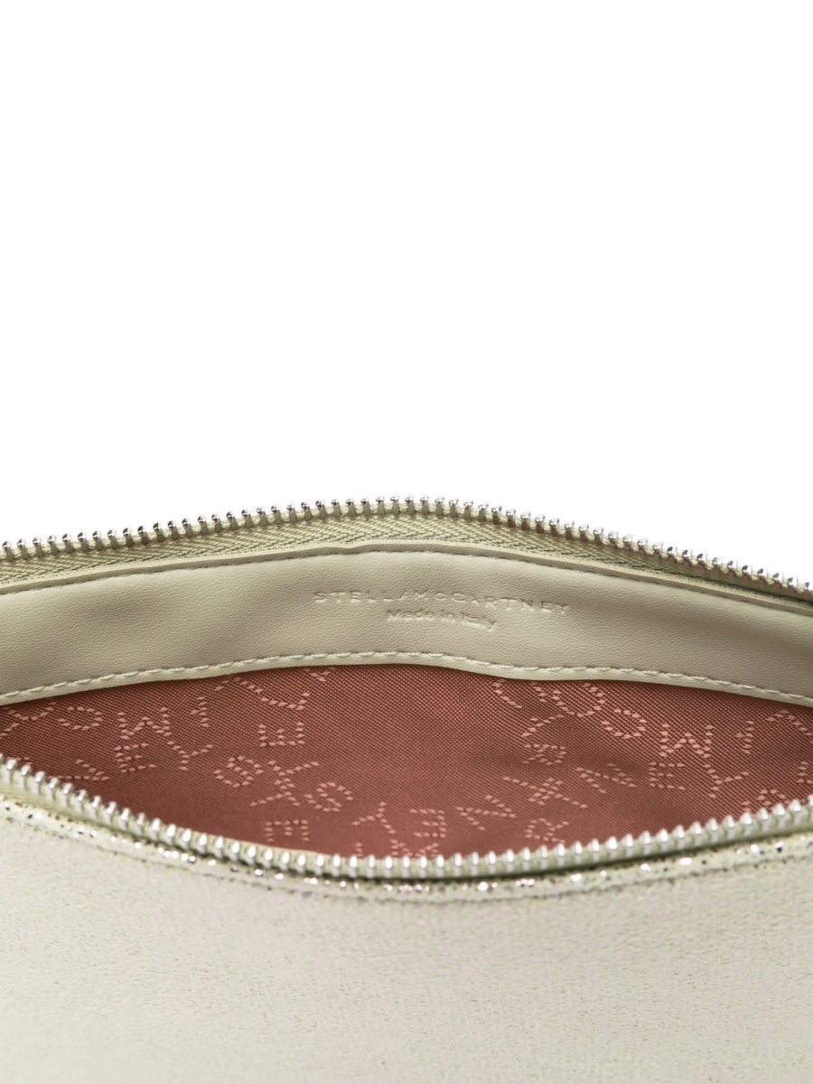 Geanta de umar Stella McCartney verde din material textil - Img 5