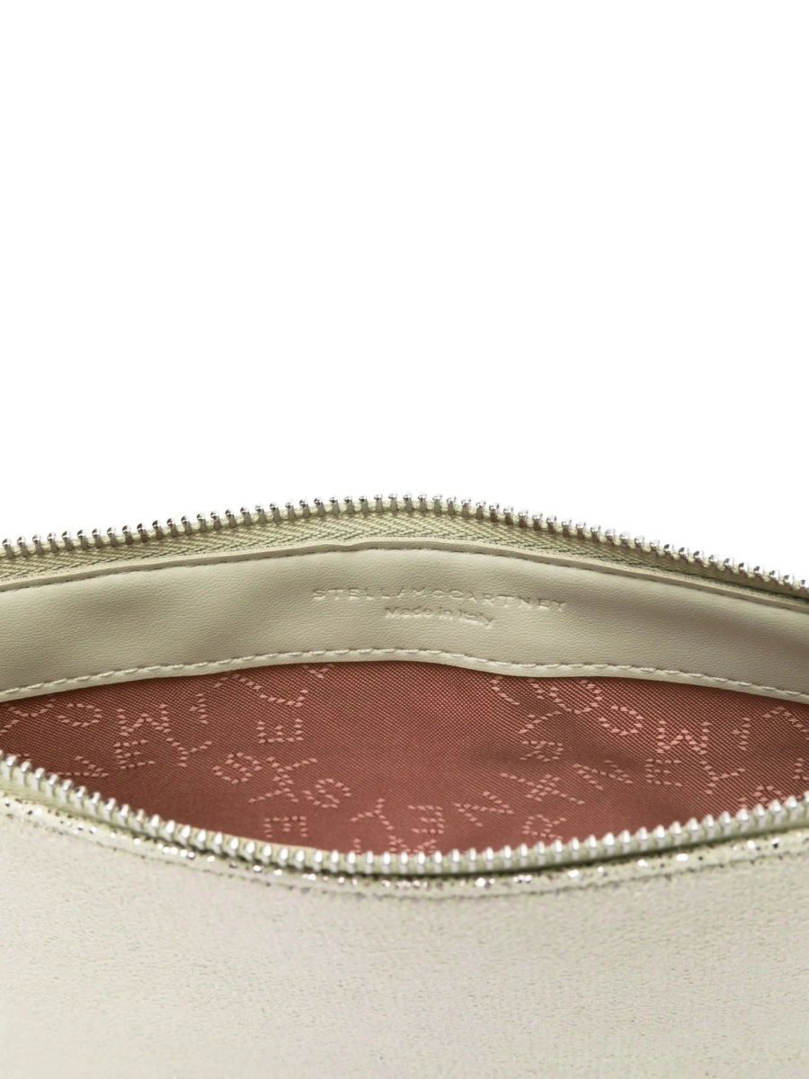 Geanta de umar Stella McCartney verde din material textil - Img 5