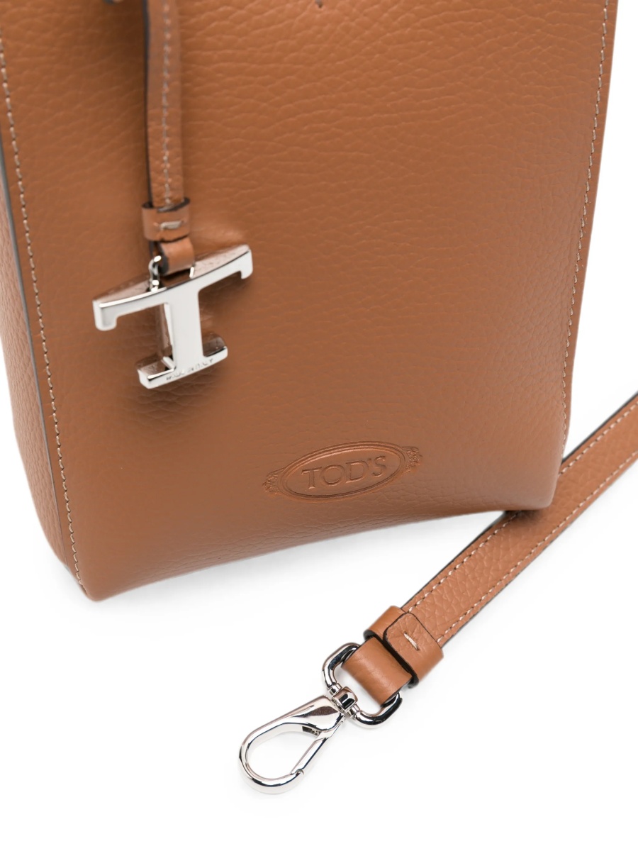 Geanta de umar TOD'S neutra din piele - Img 4