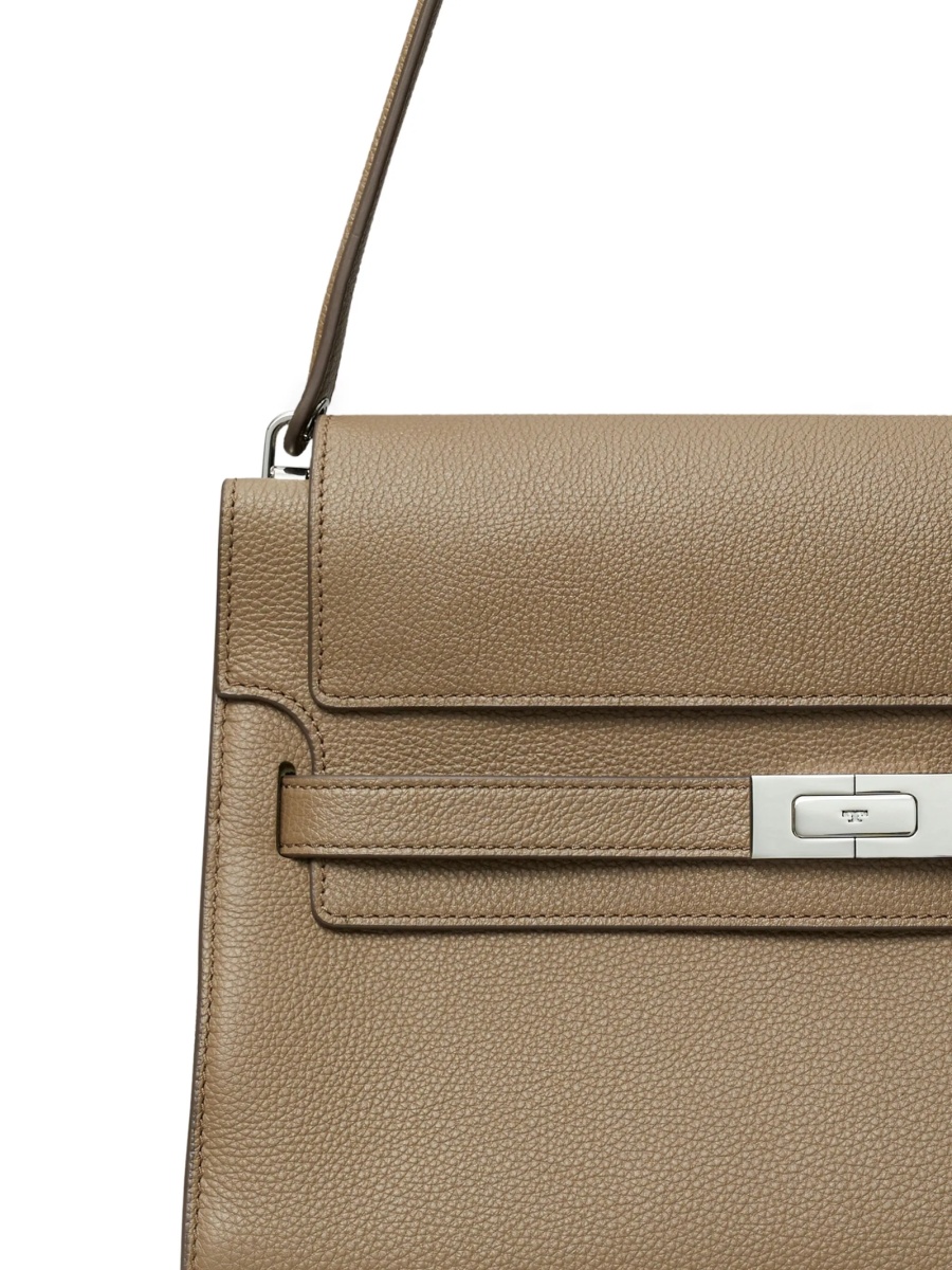 Geanta de umar Tory Burch maro din piele - Img 4