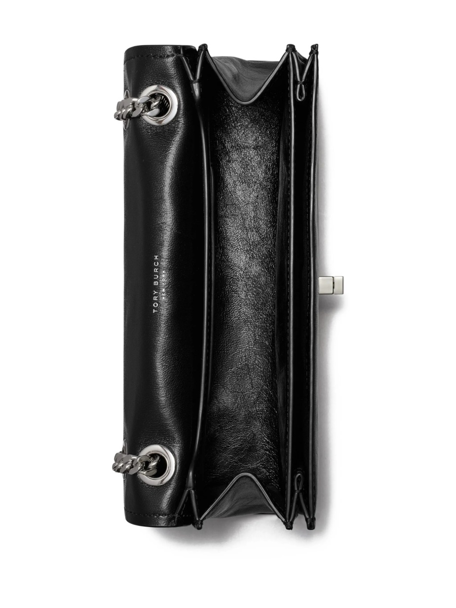 Geanta de umar Tory Burch neagra din piele - Img 3