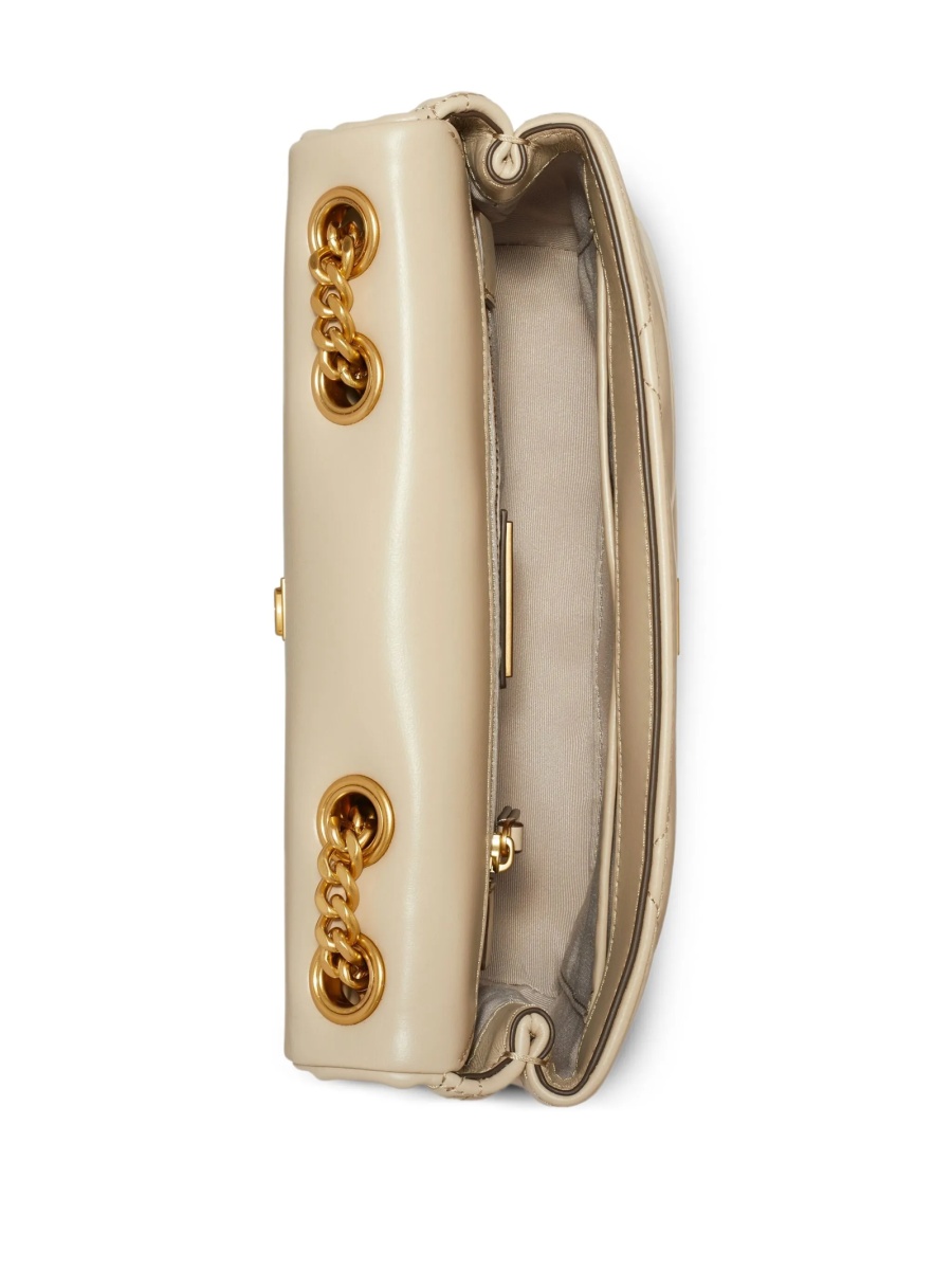 Geanta de umar Tory Burch neutra din piele - Img 4