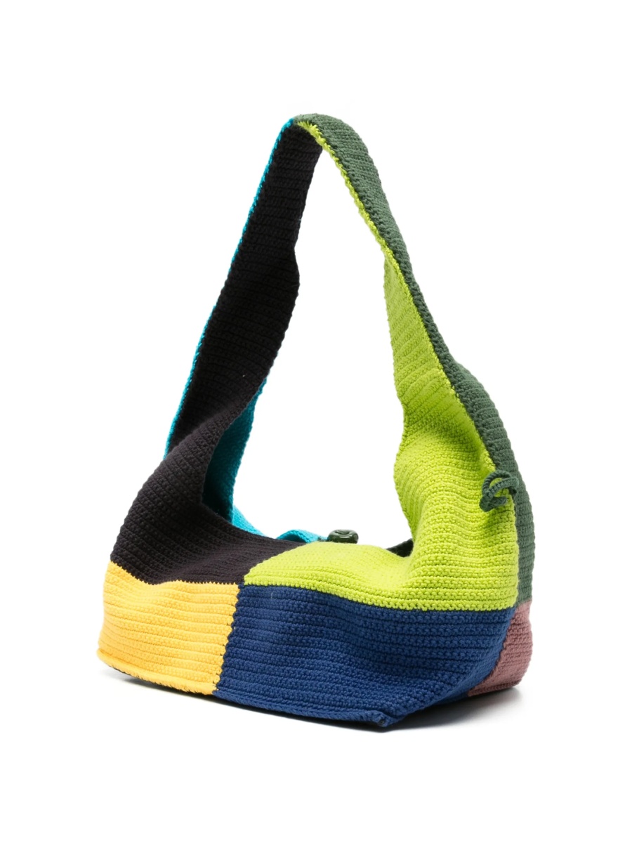 Geanta de umar Vivienne Westwood multicolor din material textil - Img 3