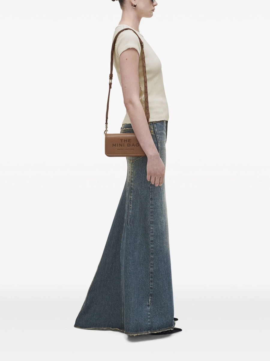 Geanta mini Marc Jacobs maro din piele - Img 3