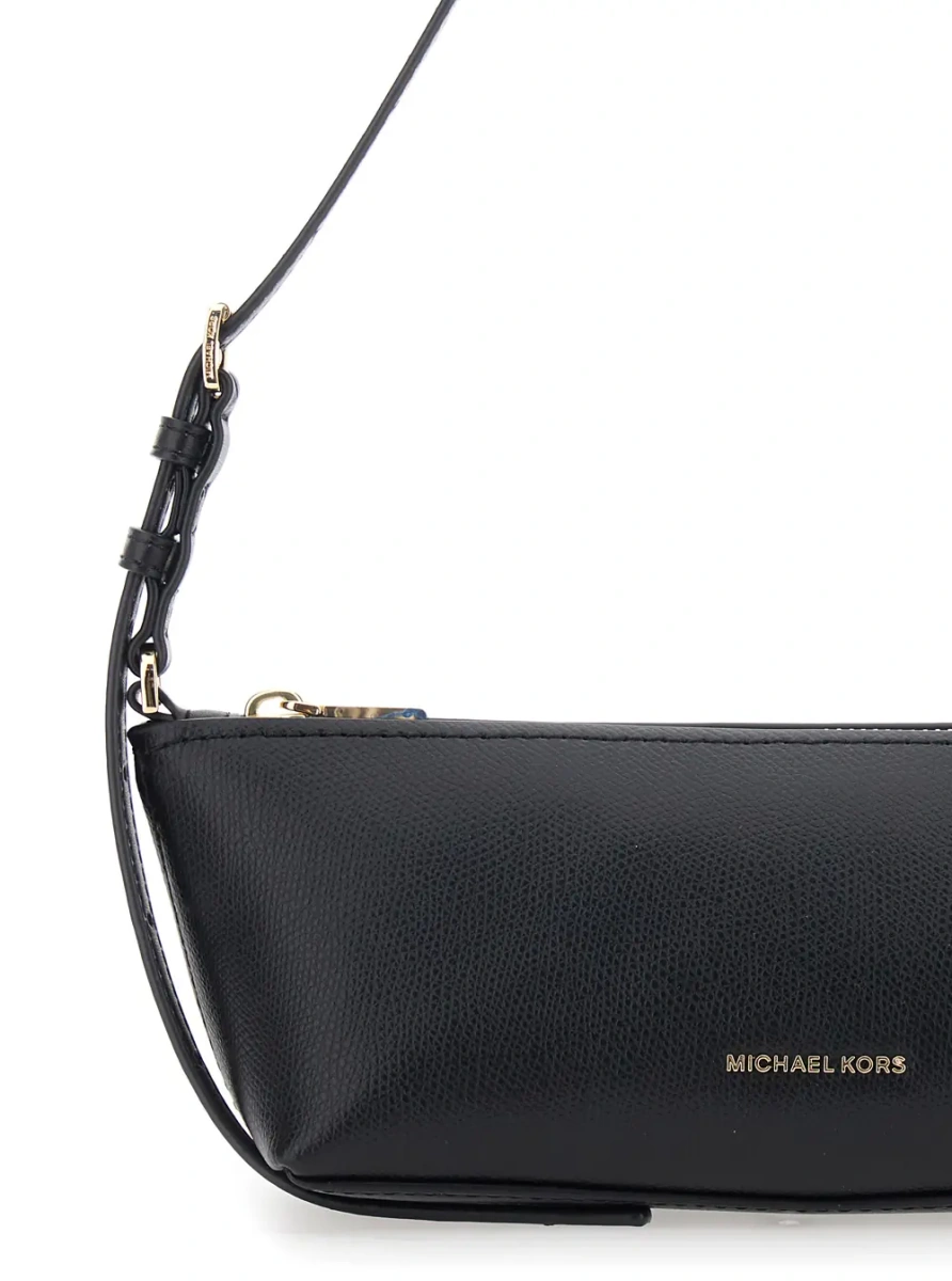 Geanta mini Michael Kors neagra din piele - Img 3