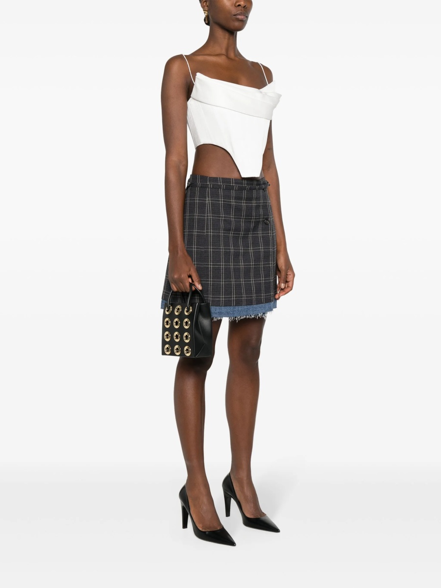 Geanta mini Moschino neagra din poliuretan - Img 2