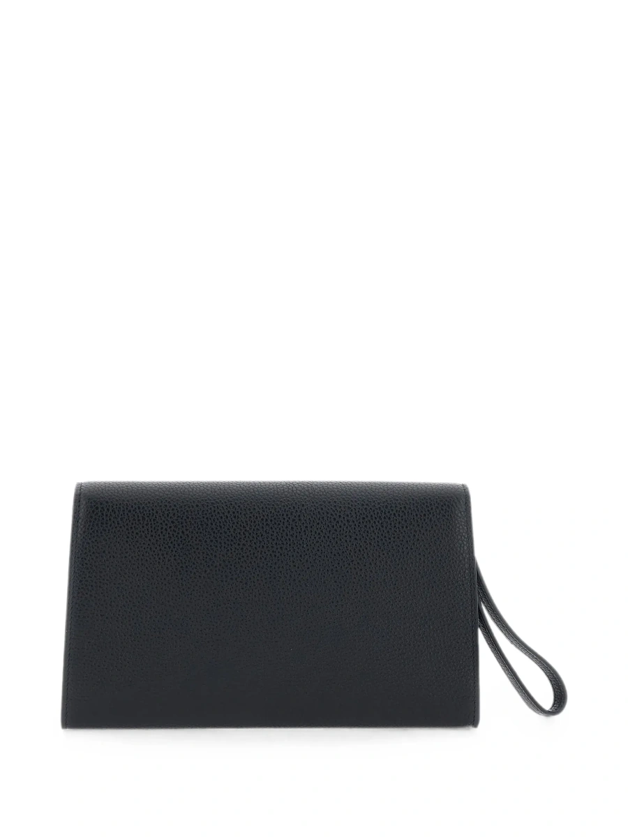 Geanta plic Ferragamo neagra din piele - Img 4