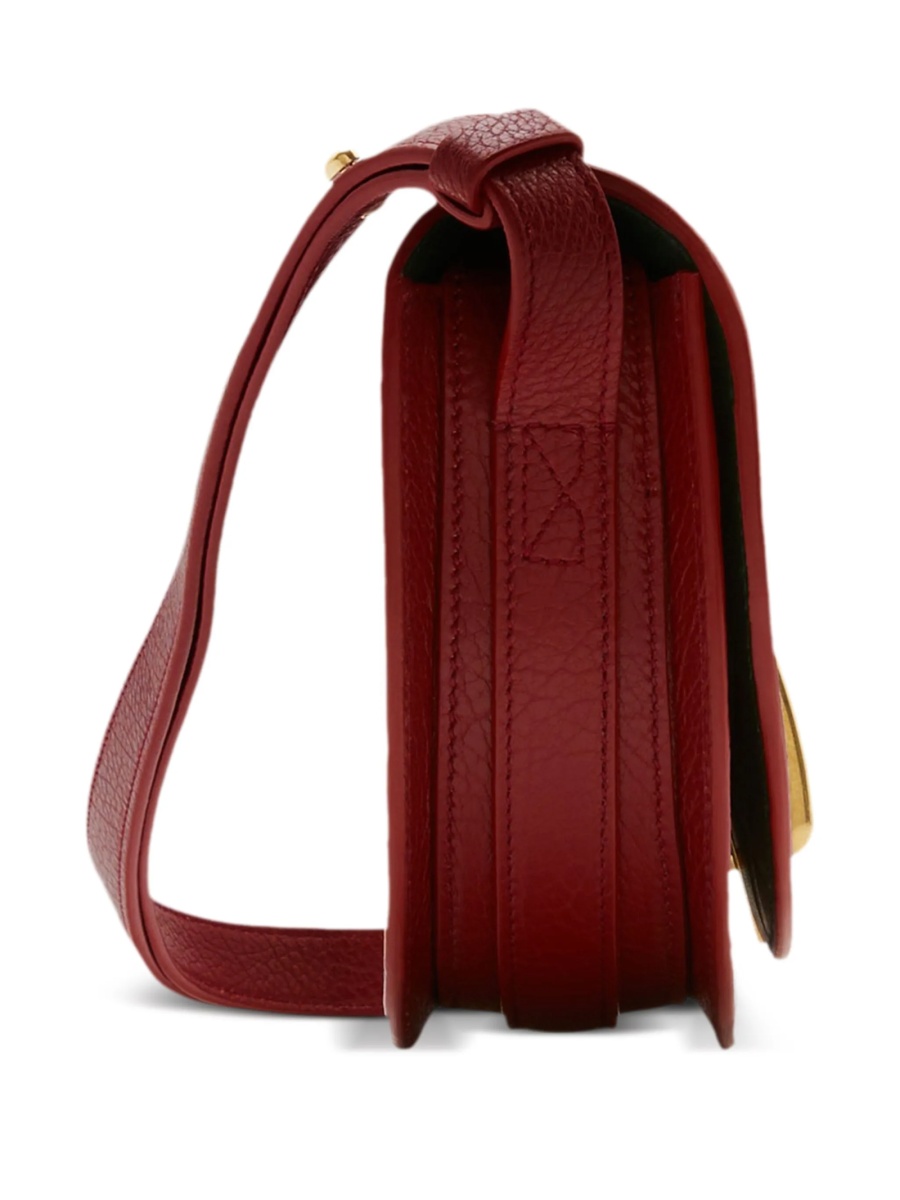 Geanta tip postas Burberry rosie din piele - Img 3