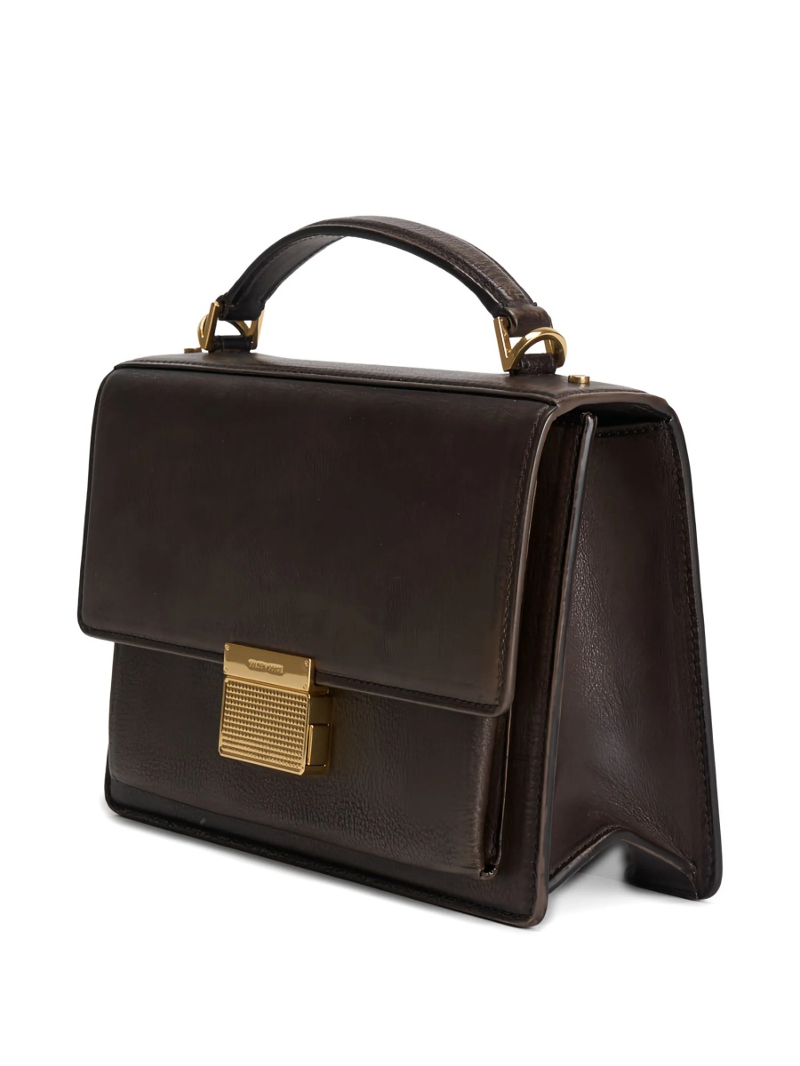 Geanta tip postas Golden Goose neagra din piele - Img 3