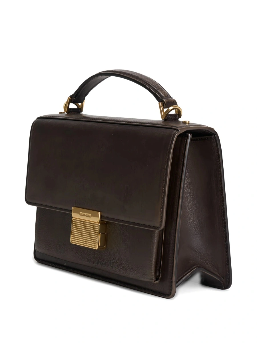 Geanta tip postas Golden Goose neagra din piele - Img 3
