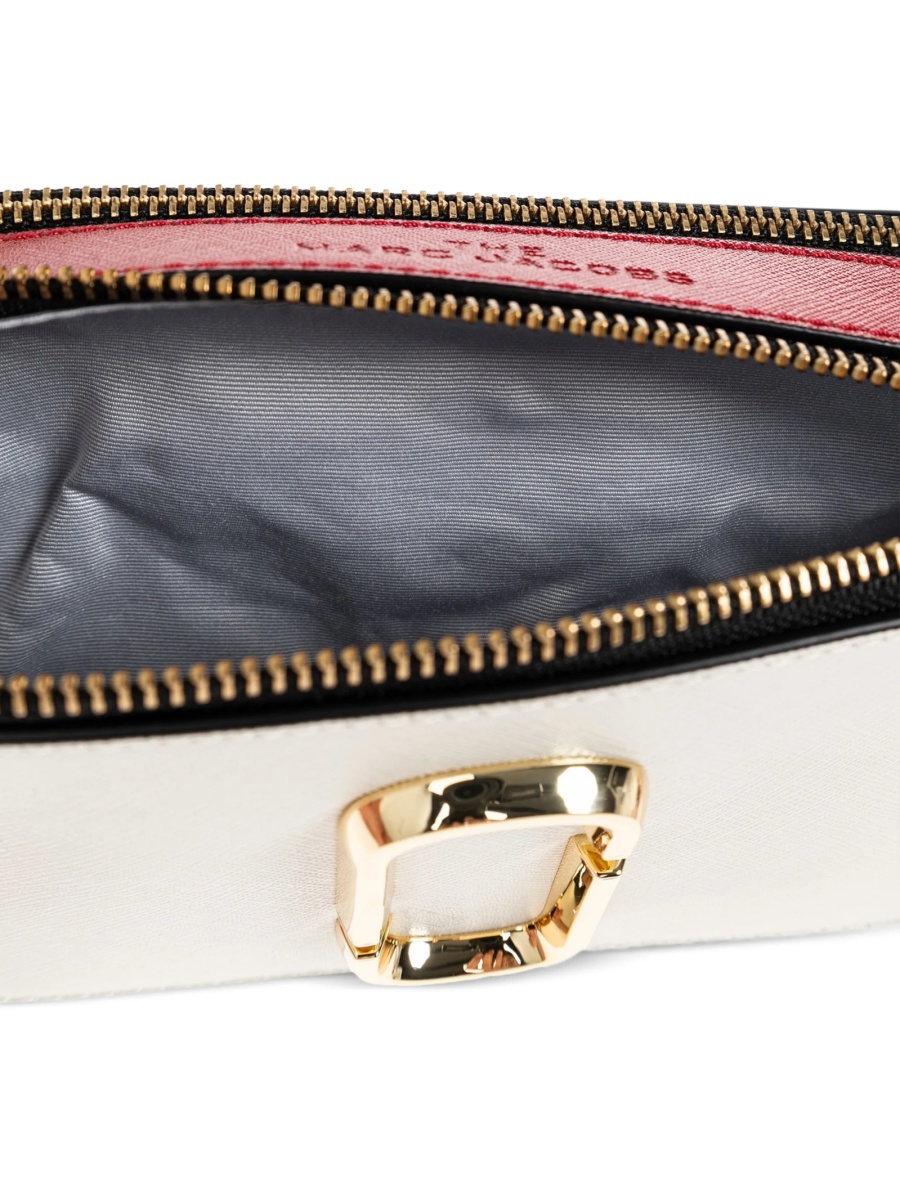 Geanta tip postas Marc Jacobs snapshot alba din piele - Img 5
