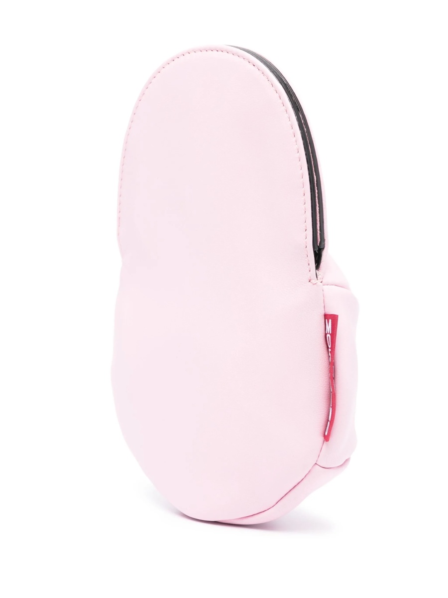 Geanta tip postas MOSCHINO JEANS roz din piele - Img 3