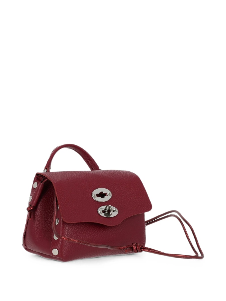 Geanta tip postas Zanellato rosie din piele - Img 4