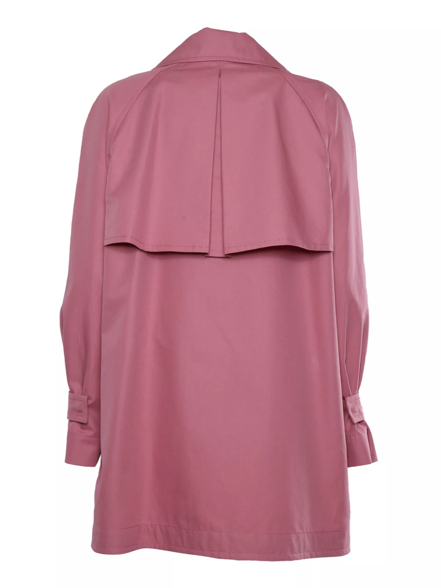 Geci Magenta double-breasted parka - Img 4