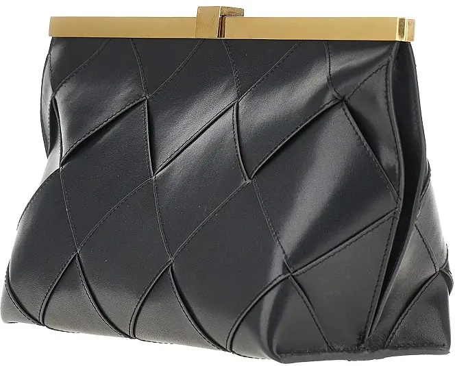 Genti 'Anine' braided leather clutch - Img 2