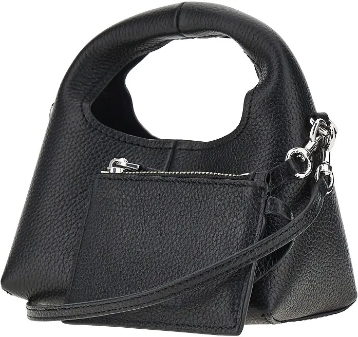 Genti Grained leather micro 'The Sack' bag - Img 2