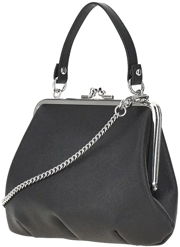 Genti 'Granny Frame' faux saffiano leather bag - Img 2
