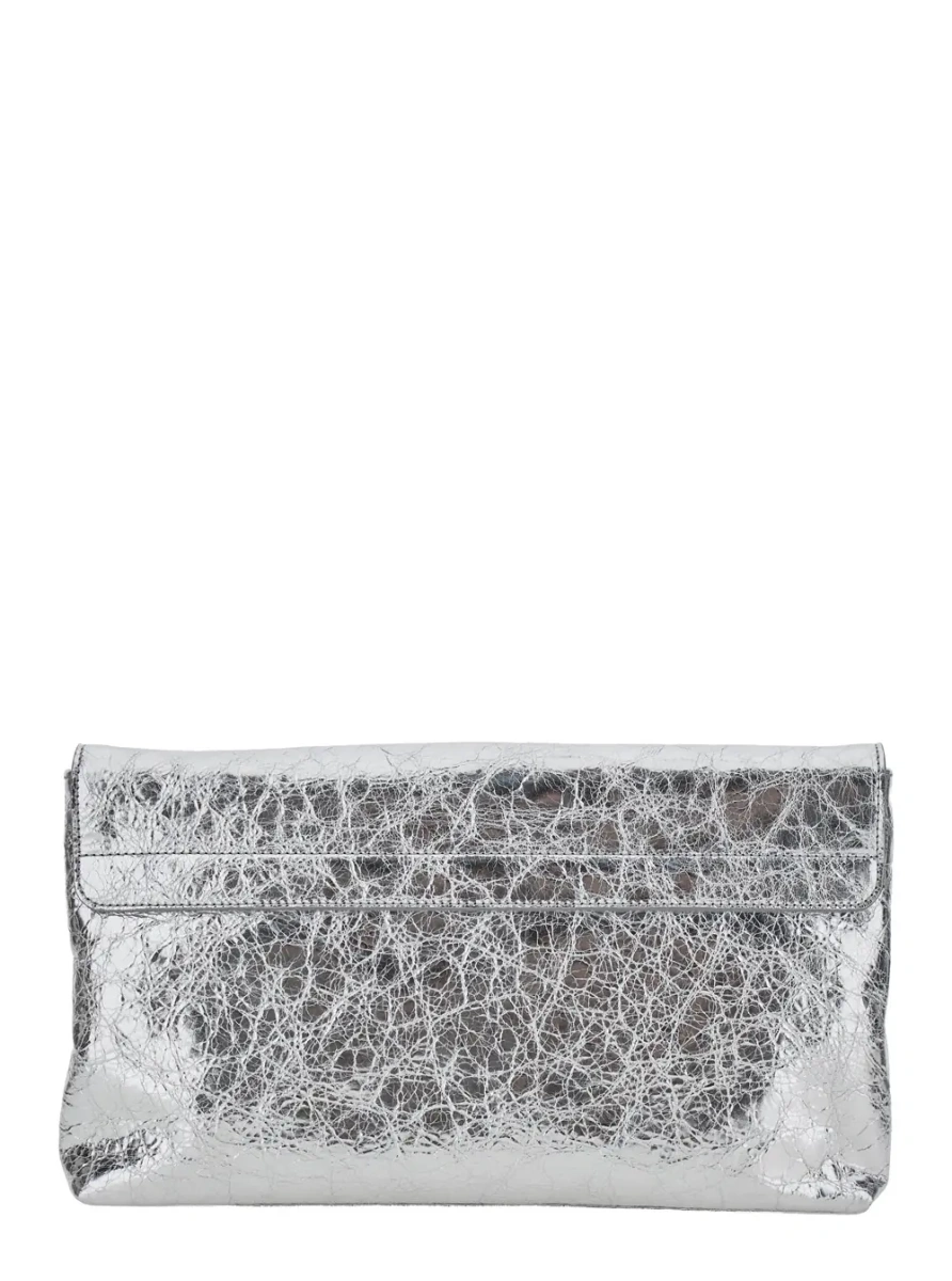 Genti LE CITY CLUTCH METALLIZED ARENA LAMB - Img 2