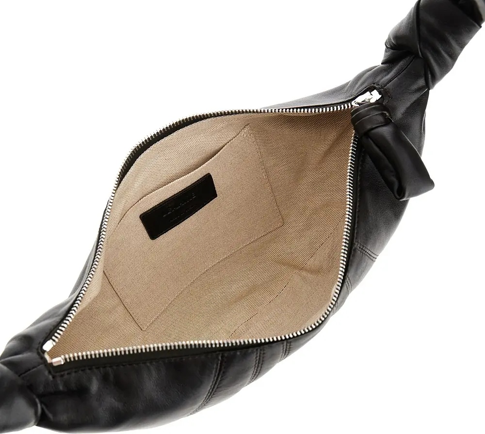 Genti Nappa leather small 'Croissant' bag - Img 3