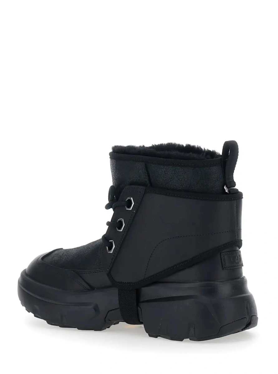 Ghete UGG negre din piele - Img 3