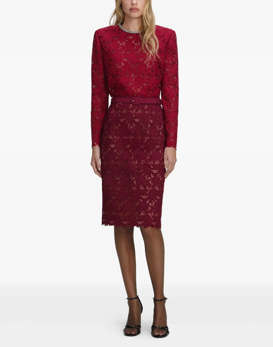 Guipure lace midi Skirt - Img 2
