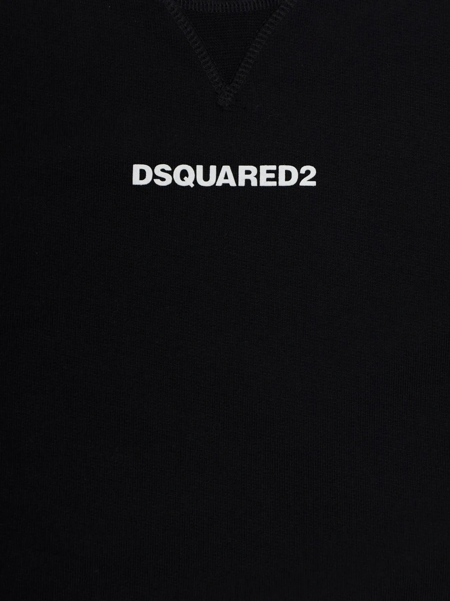 Hanorac DSQUARED2 negru din bumbac - Img 5