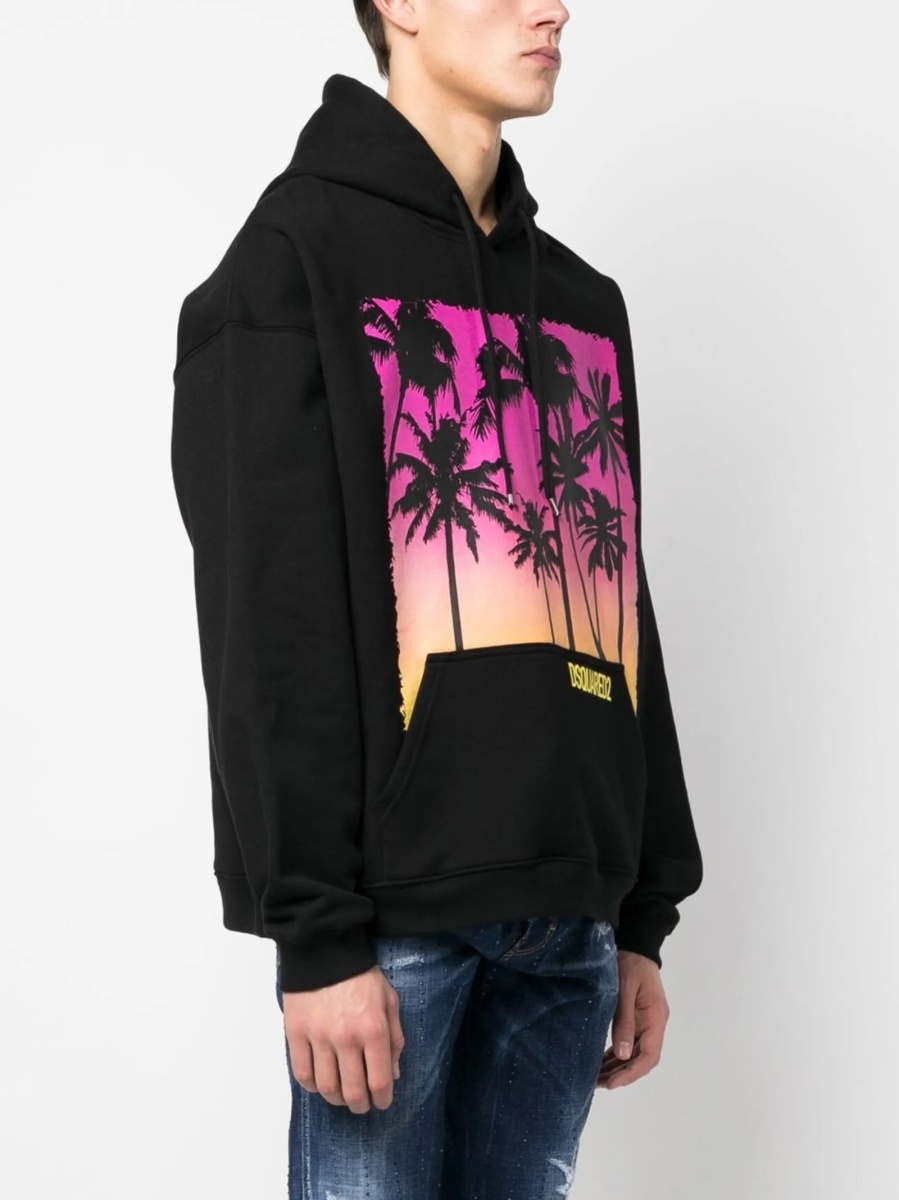 Hanorac DSQUARED2 negru - Img 3