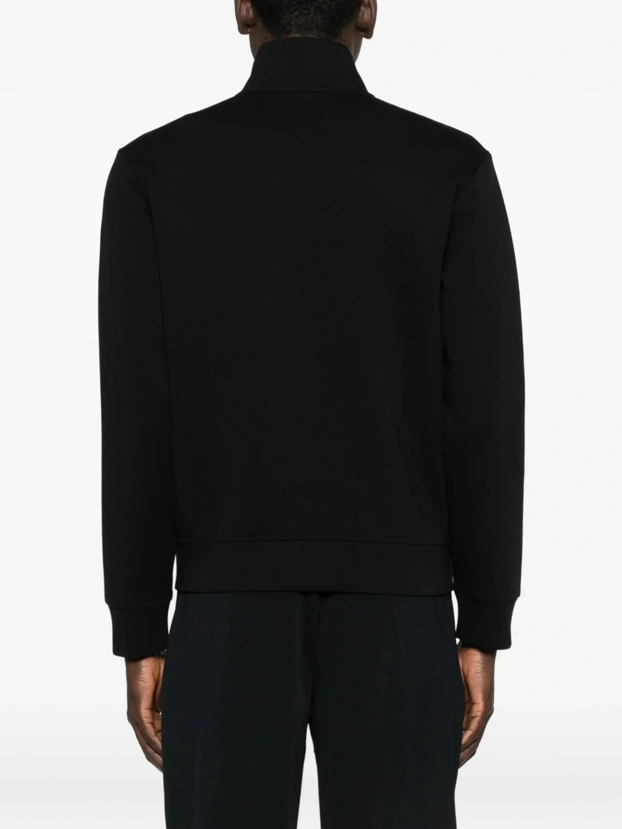 Hanorac Emporio Armani negru din bumbac - Img 6