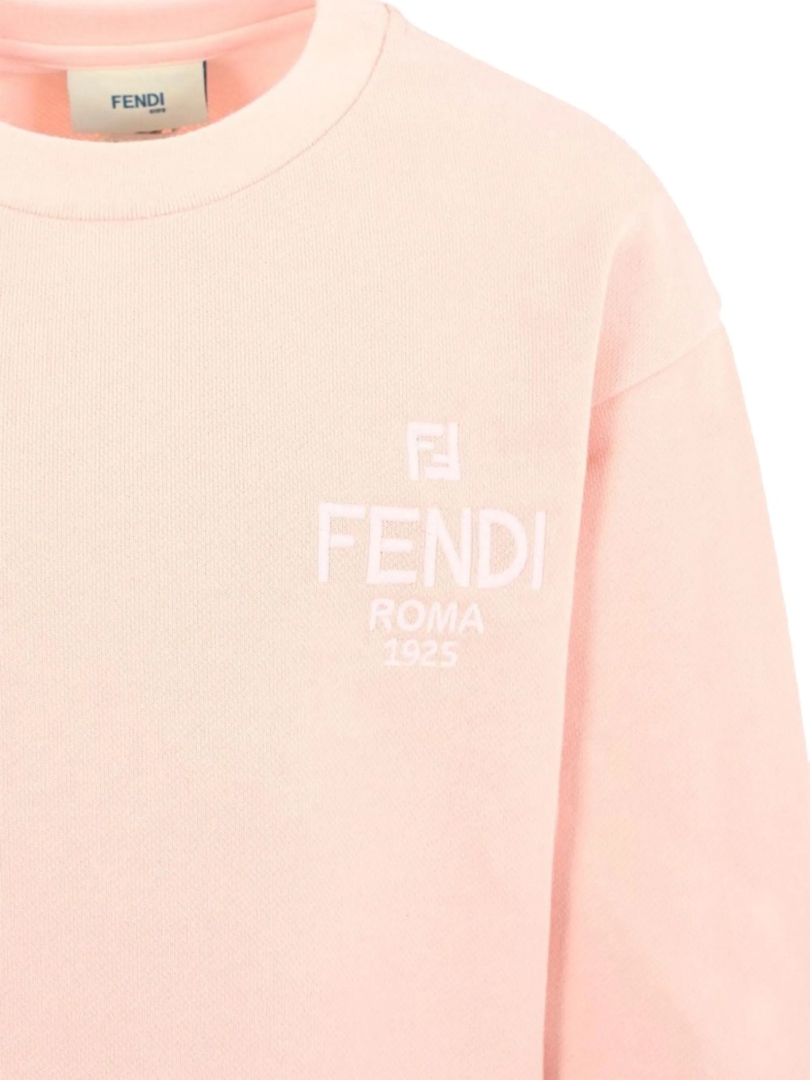 Hanorac Fendi roz din material textil - Img 3