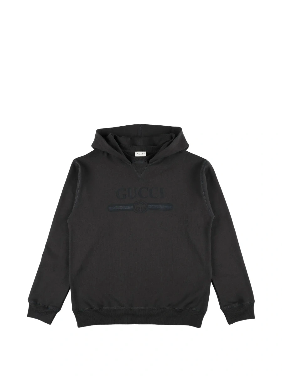 Hanorac Gucci gri din bumbac - Img 6