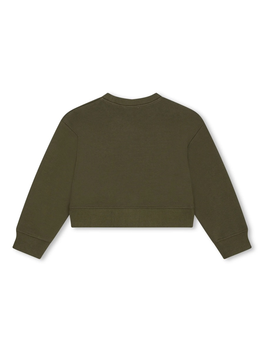 Hanorac Marc Jacobs verde din bumbac - Img 2