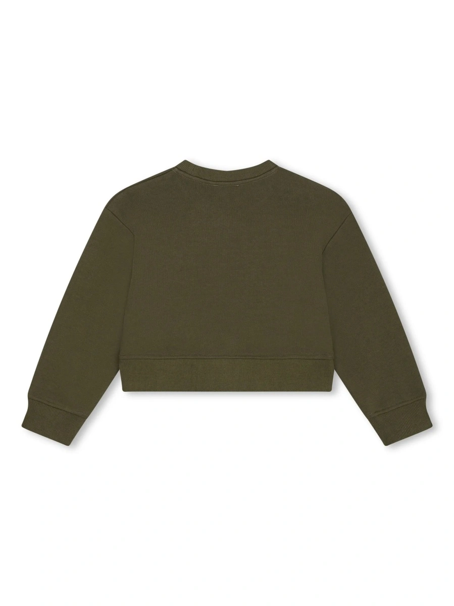 Hanorac Marc Jacobs verde din bumbac - Img 2