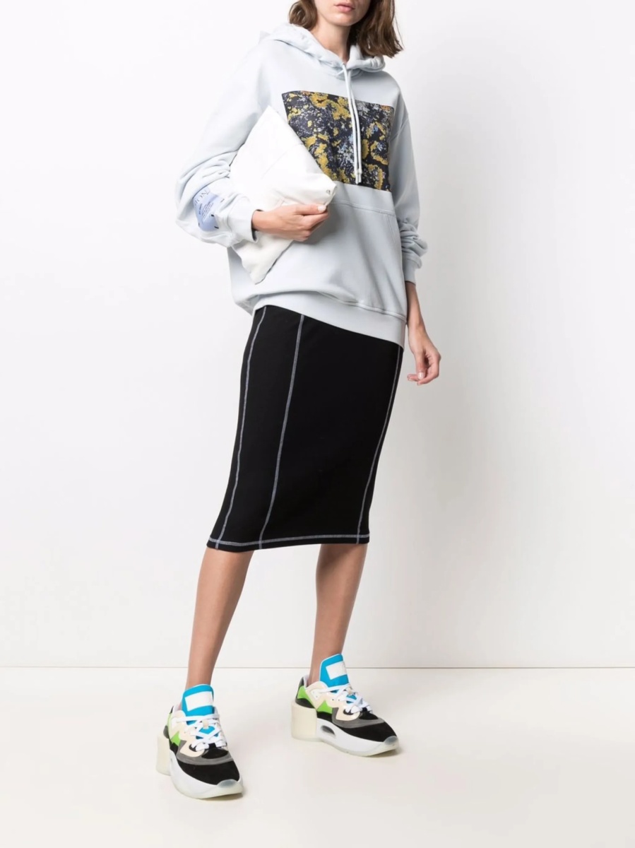 Hanorac MCQ Alexander McQueen albastru - Img 2