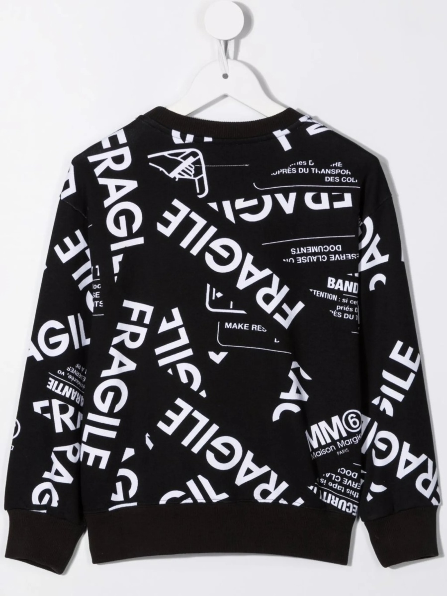 Hanorac MM6 Maison Margiela negru - Img 2