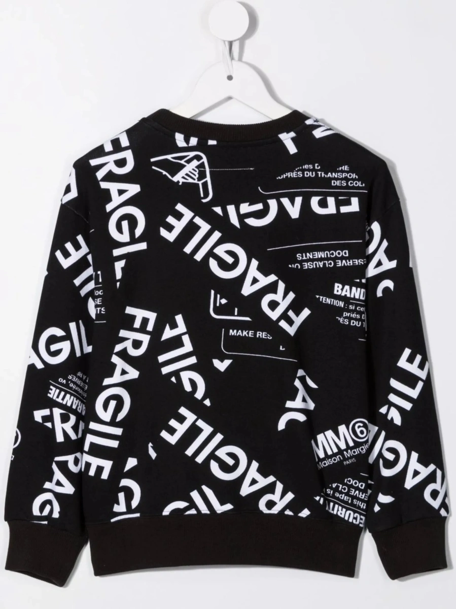 Hanorac MM6 Maison Margiela negru - Img 2