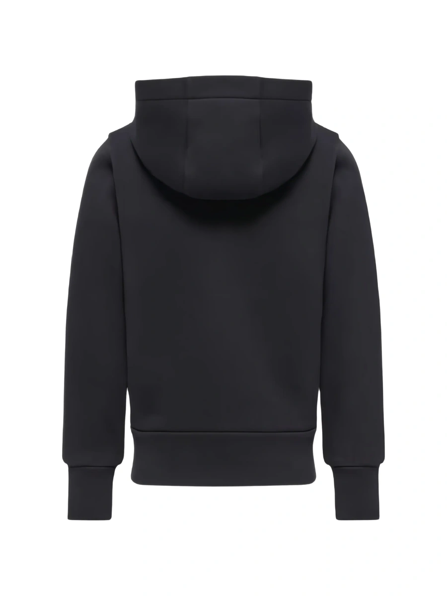 Hanorac Moncler albastru din elastan si bumbac - Img 2
