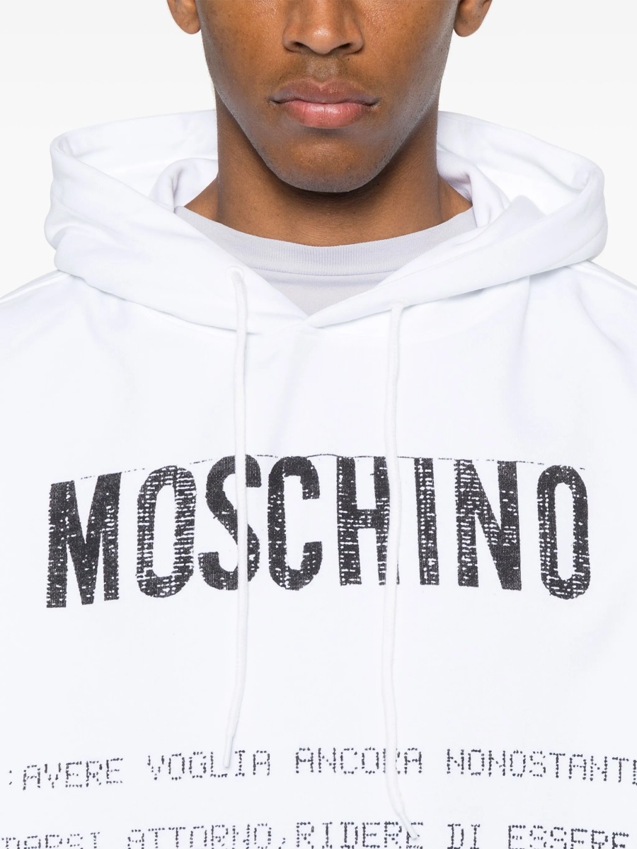 Hanorac Moschino alb - Img 5