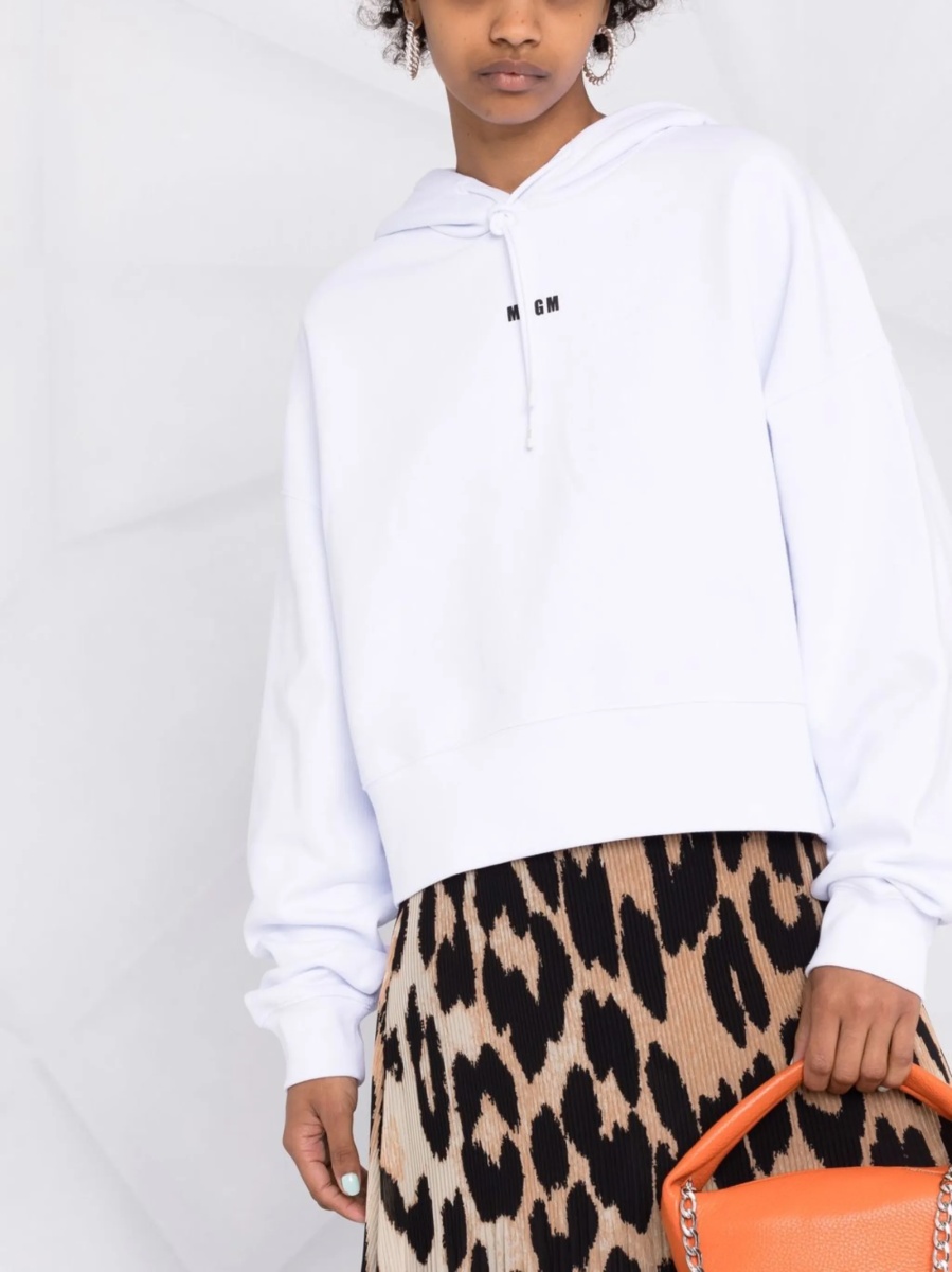 Hanorac MSGM alb - Img 5